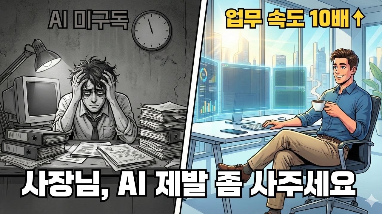 아직도 직원에게 챗GPT 안 사주셨나요? (경영을 못하는 진짜 이유)