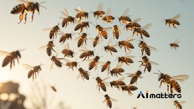 꿀벌 떼, AI 학습 원리로 움직인다... 생물학계 ‘진화의 지혜’ 재조명